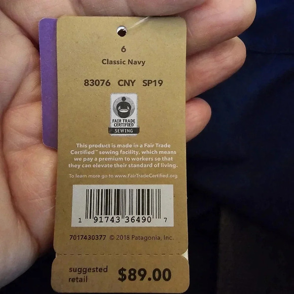 Patagonia RPS women's RPS Rock Pants in classic navy size 6 - Picture 9 of 11